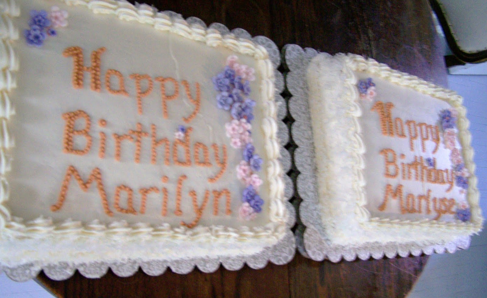 Two Birthday Cakes The Perfect Dessert