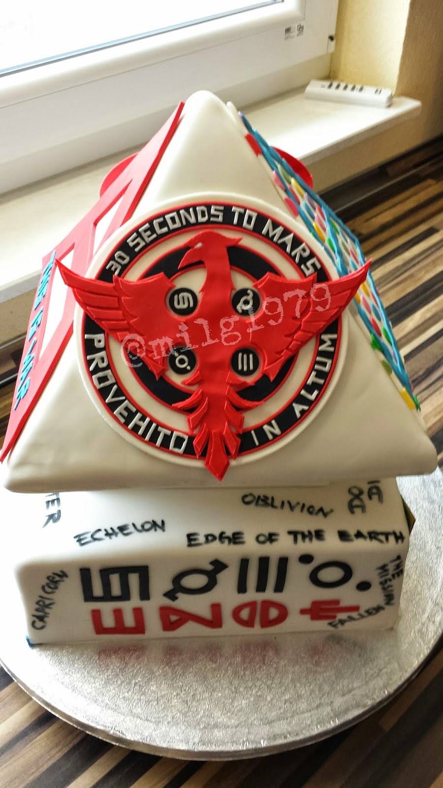 Cakez Creations with heART 30 SECONDS TO MARS BIRTHDAY CAKE