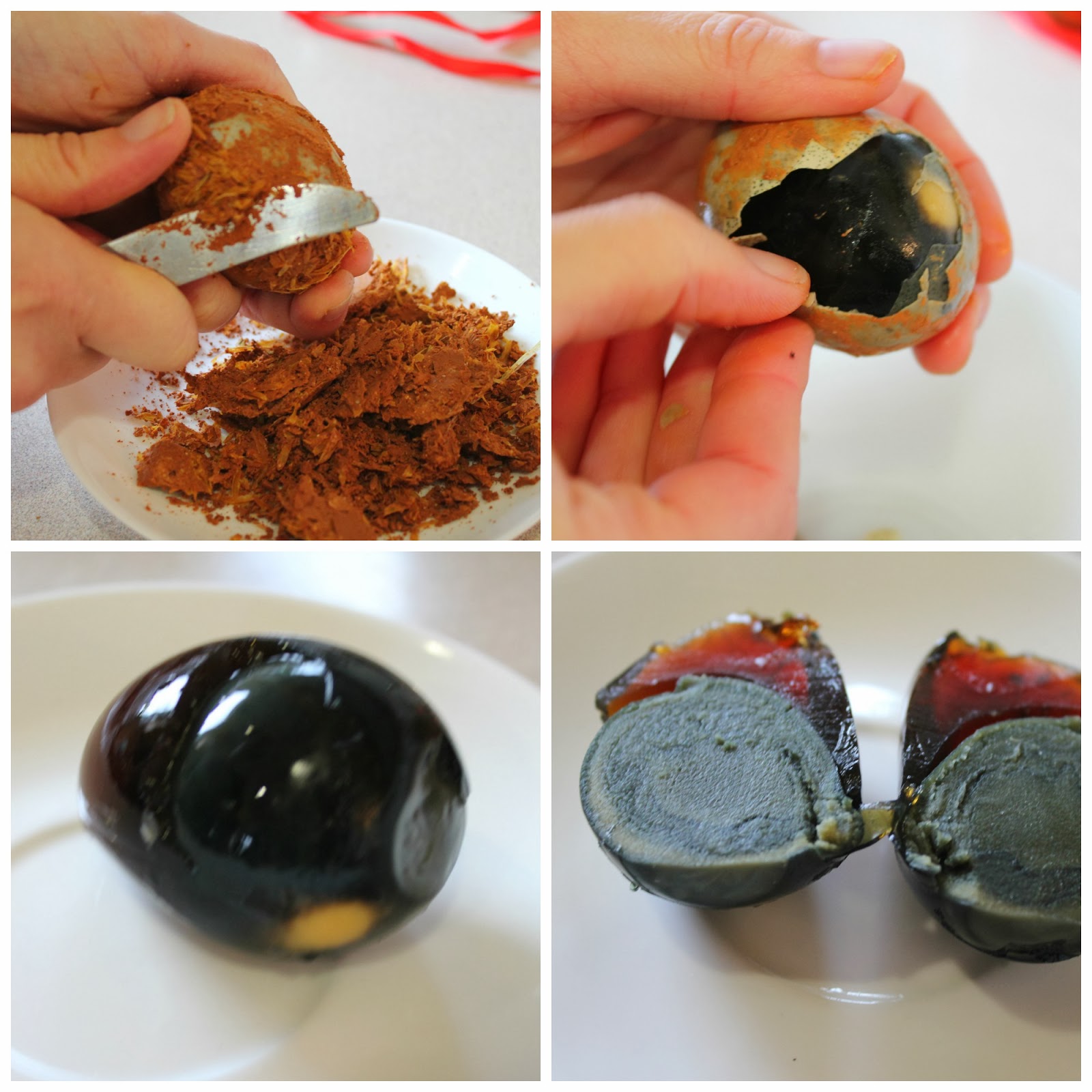 Marie's Pastiche Congee & Hundred Year Old Eggs Recipe for a Chinese