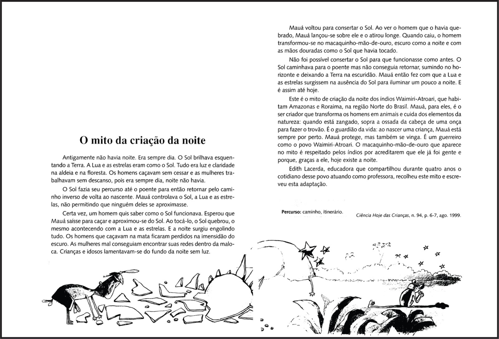 O Mito Da Criação Da Noite SOSPROFESSOR-ATIVIDADES: O mito da criação da noite
