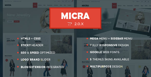 Micra Responsive Multipurpose OpenCart Theme