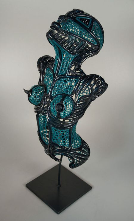 robert mickelson esculturas de vidro sensuais eróticas mulheres