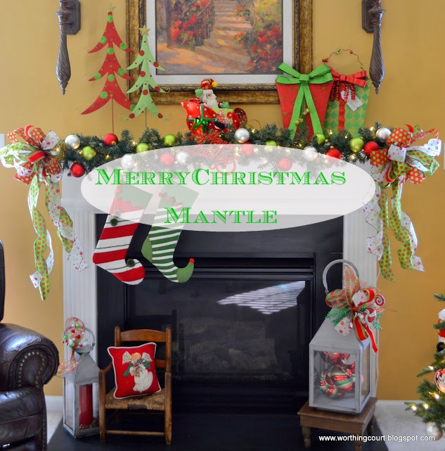 Our Merry Christmas Mantel Worthing Court