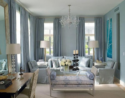 Bricolage e Decoração: Ideias para Salas em Azul