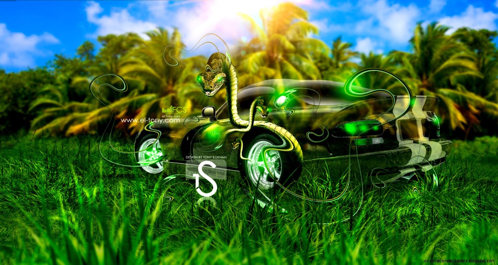 Dodge Viper Green Snake Dodge Viper Green Snake