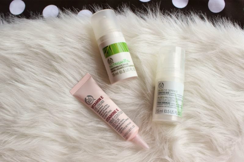 The Body Shop Eye Cream Haul The Sunday Girl