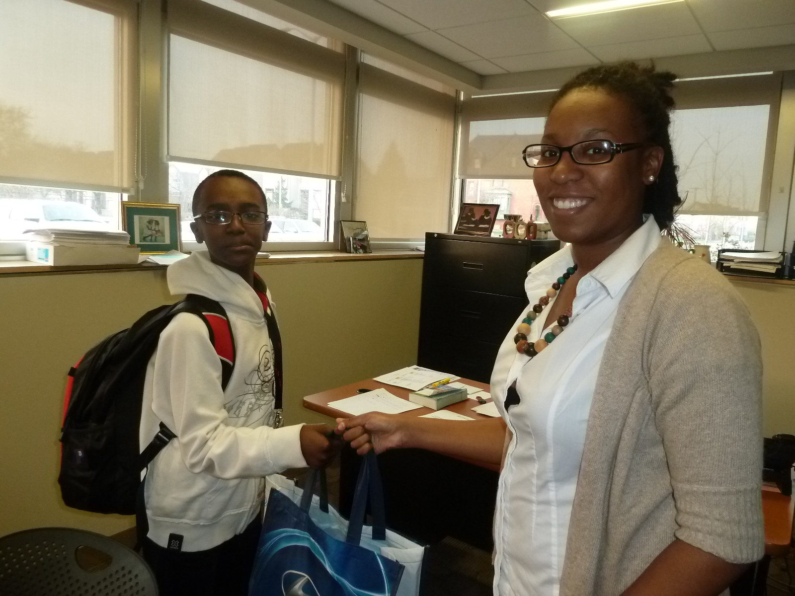 FREE IS MY LIFE Donating School Supplies with All You Magazine's