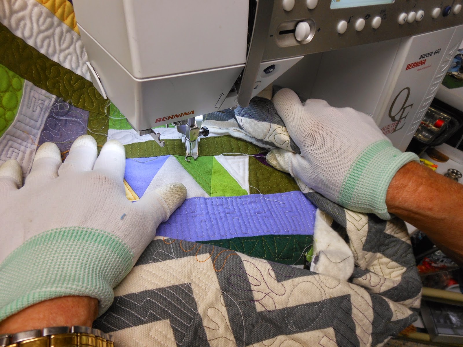 Art With a Needle Quiltmaking 101 freemotion quilting