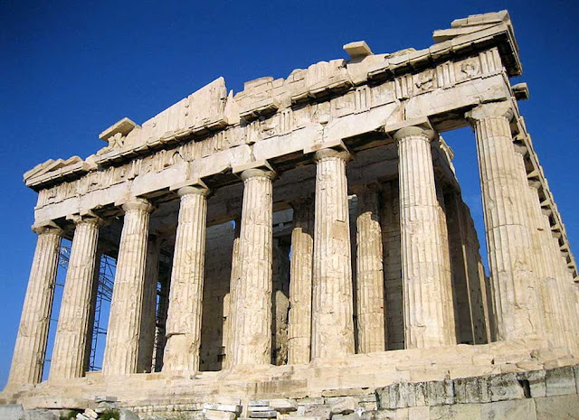 "Temple of Parhenon" at the Athens - from ancient Greek, circa 447-438 BC