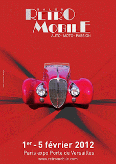 Rétromobile 2012 - affiche officielle