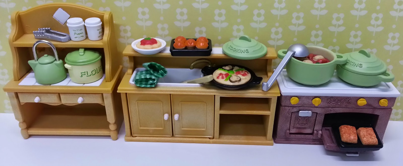 Jane Chérie Sylvanian Families Kitchen Cooking Set