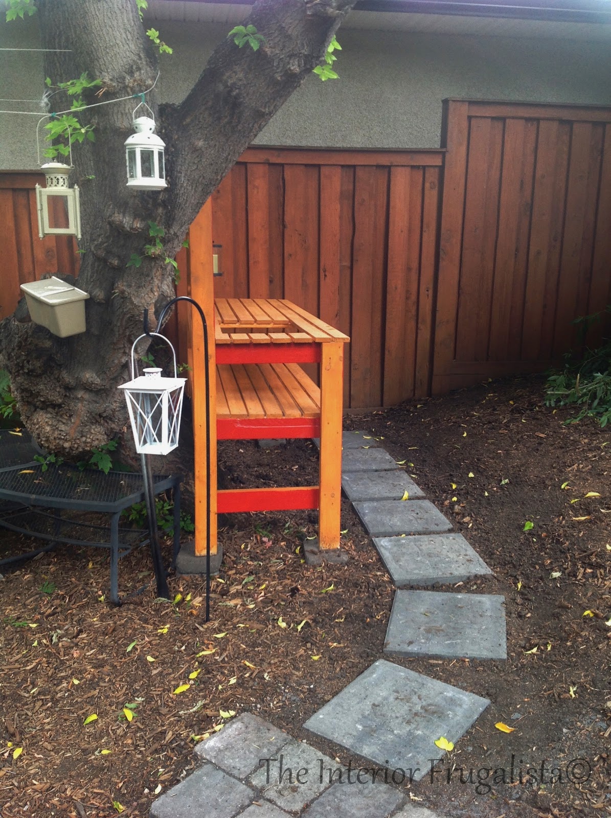 DIY Potting Bench and Outdoor Bar The Interior Frugalista DIY
