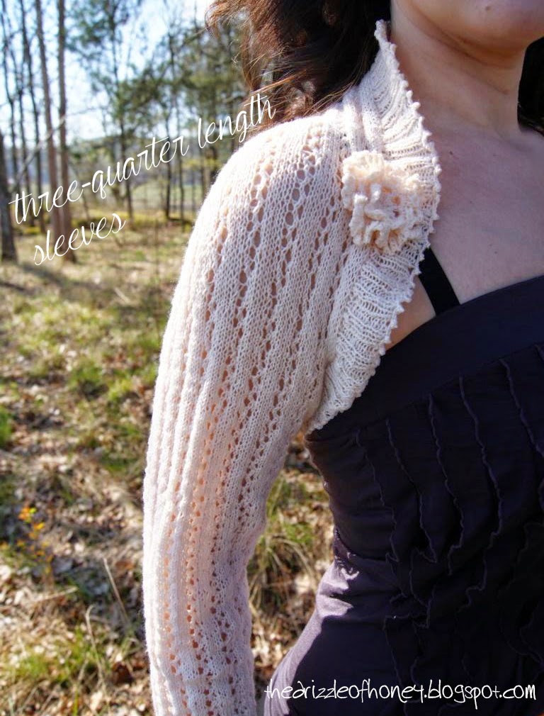 The Drizzle of Honey Creamy Cream Lace Shrug