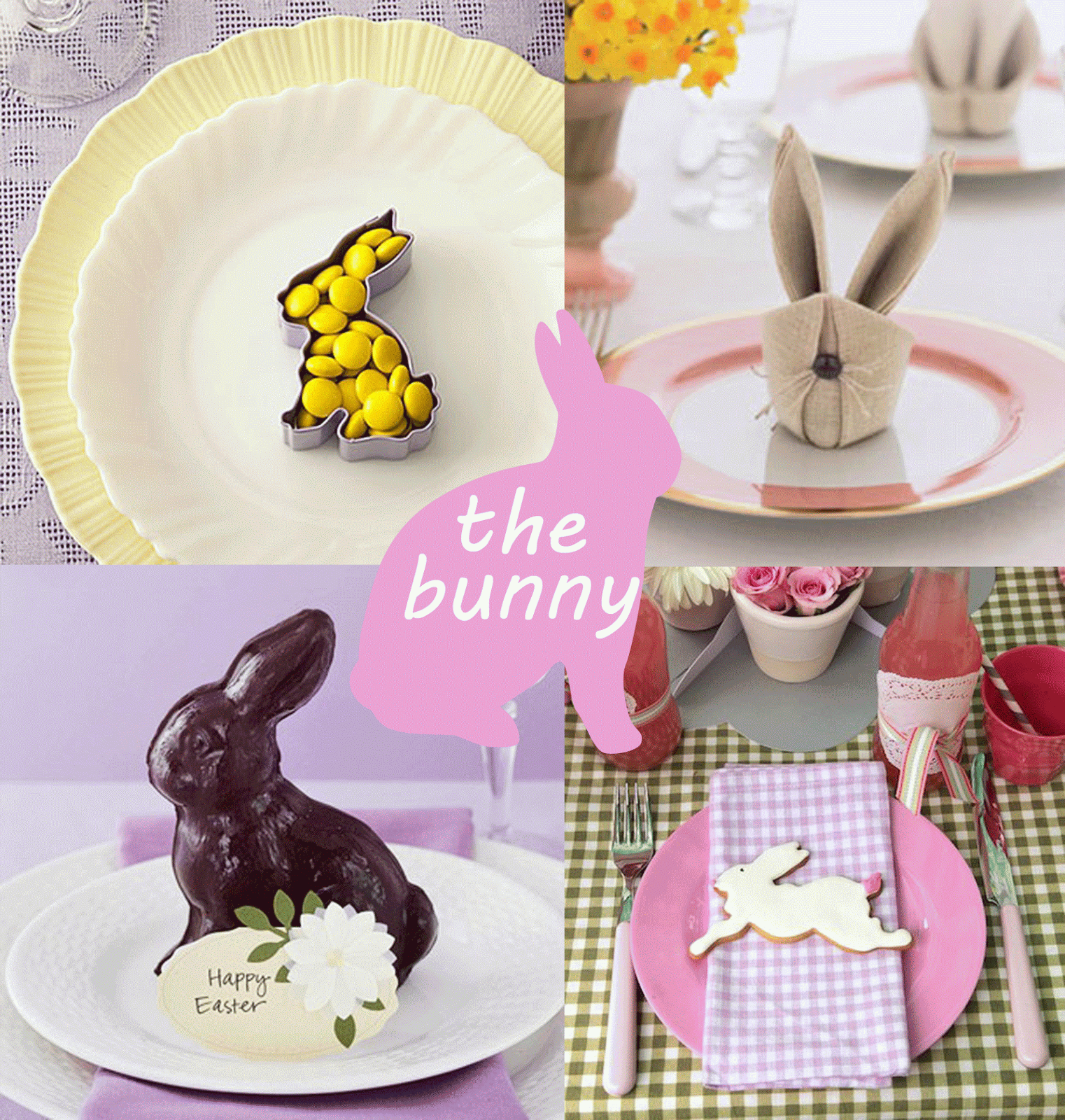 Ashley Thunder Events SIMPLEEASYBEAUTIFUL Easter Place Settings