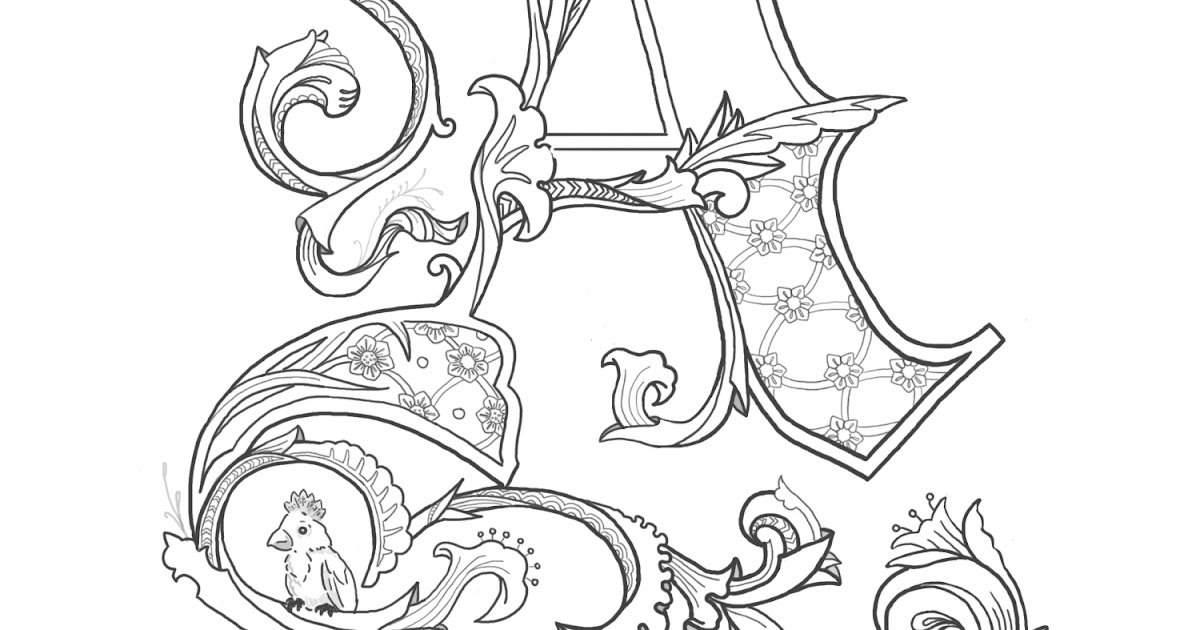 alice stanne illuminated letters illuminated letter a