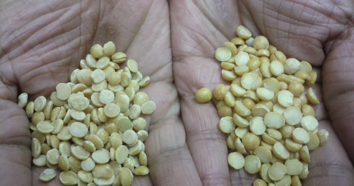 ALL THINGS FOOD Toor dahl vs Yellow Split Pea lentils