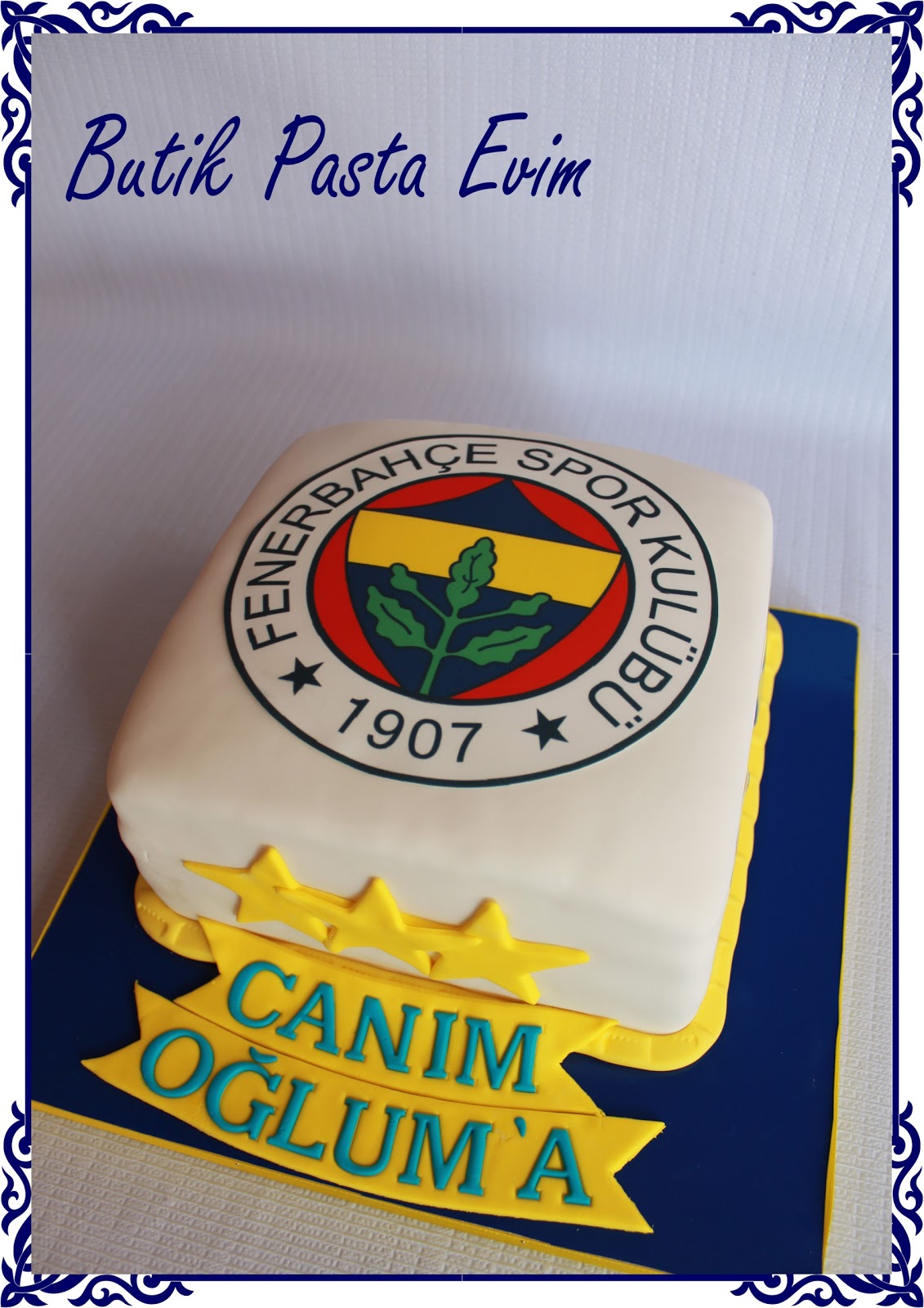 BUTİK PASTA EVİMDENİZLİ Fenerbahçe PastasıOĞUZHAN…