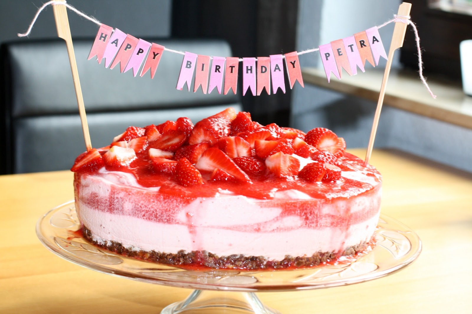 Erdbeerkuchen Kindergeburtstag Simple Customize Cards Templates