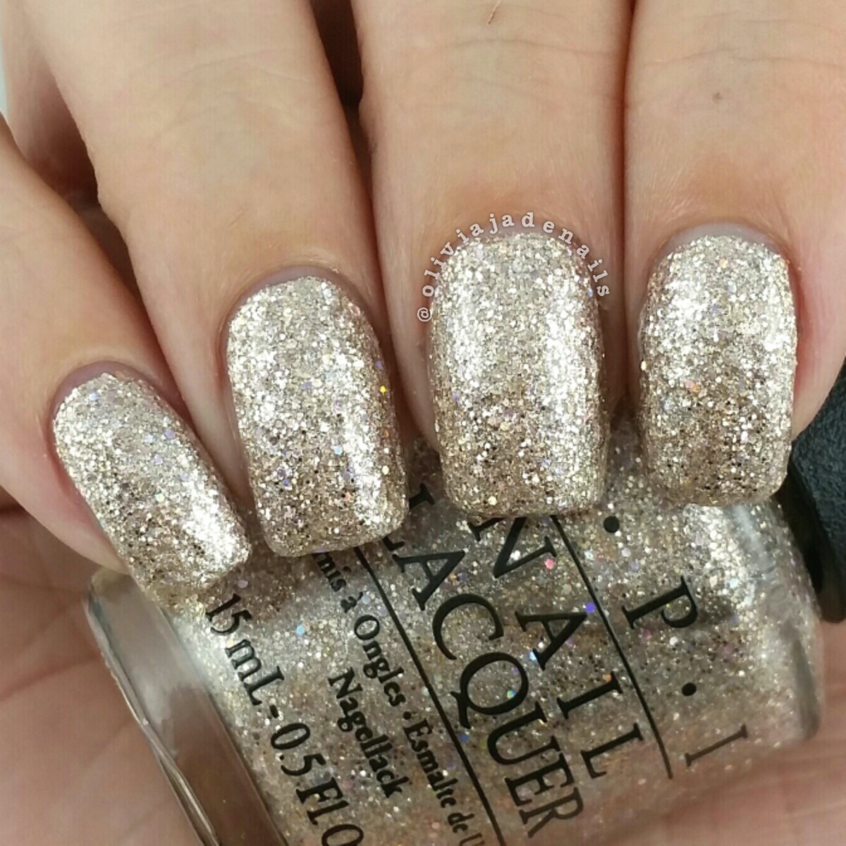 OPI Ce-less-tial Is More swatched by Olivia Jade Nails