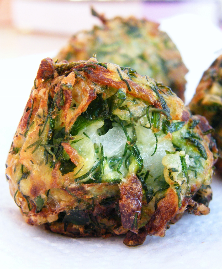 Turkish Zucchini Fritters Tinned Tomatoes