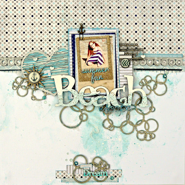 beach escape scrapbook layout tracee provis 2crafty chipboard 01 beach escape scrapbook layout tracee provis 2crafty chipboard 01