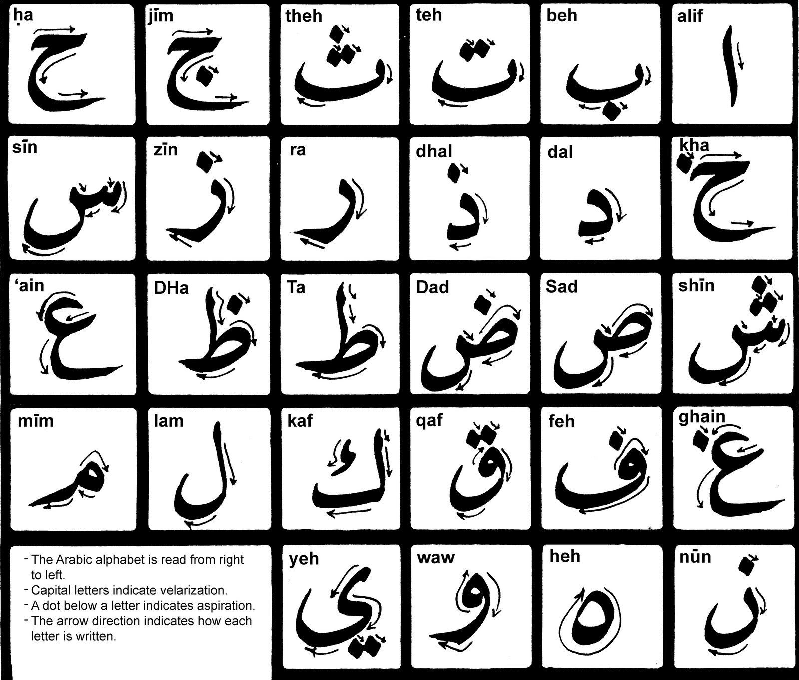 The Arabic Learner: Learning the Arabic Alphabet 1: Resources and