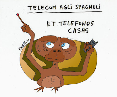 vignetta: Telecom a Telefonica - Kaos66