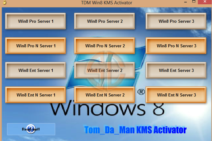 TDM Win8 KMS Activator