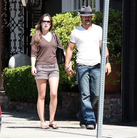 Colin Farrell With muireann Mcdonnell Girlfriend Photos 2012.