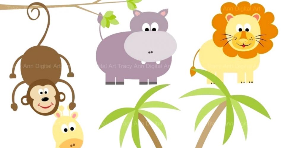 Zoo Animals Together Clipart | Amazing Wallpapers