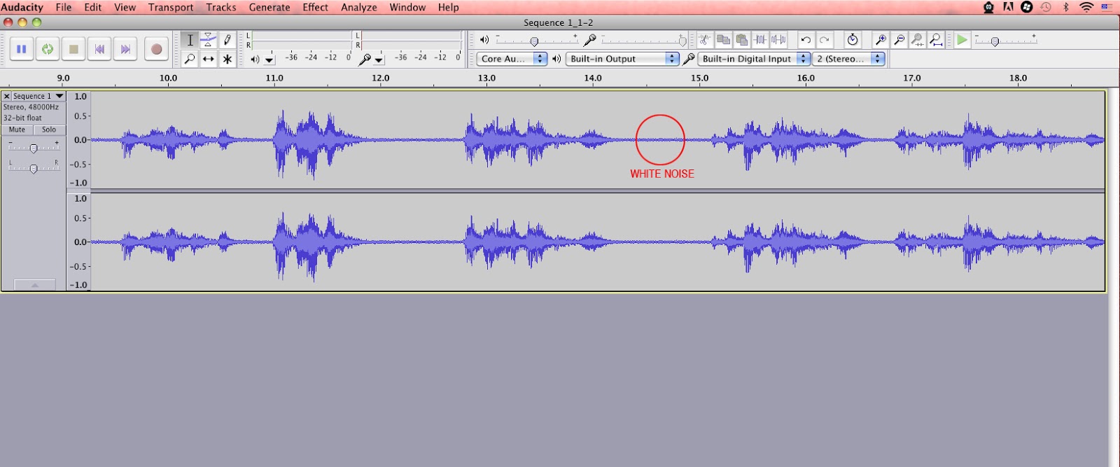 Paperbird Multimedia Blog® Tutorial How to remove white noise from