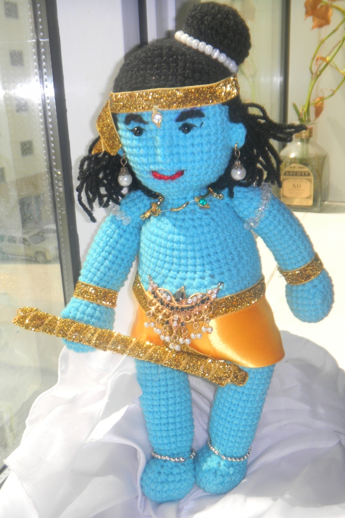 For the Love of Crochet Along amigurumi krishna