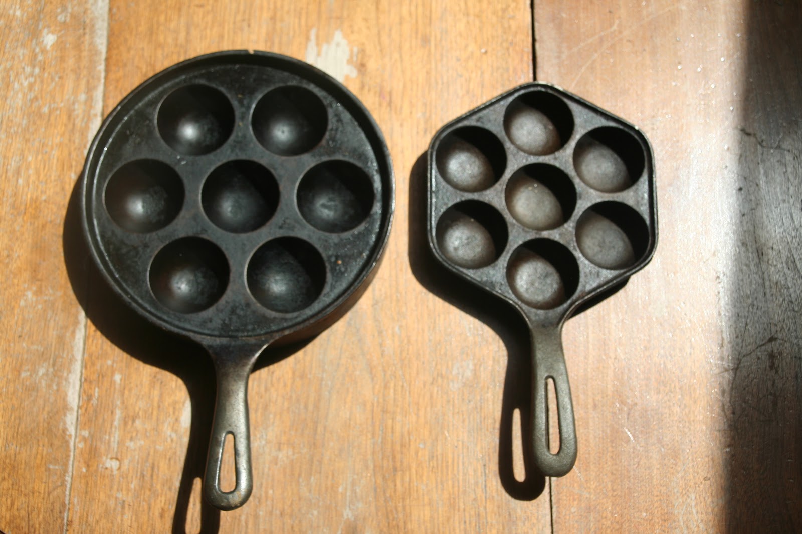 Griswold Cast Iron Aebleskiver - Ruby Lane