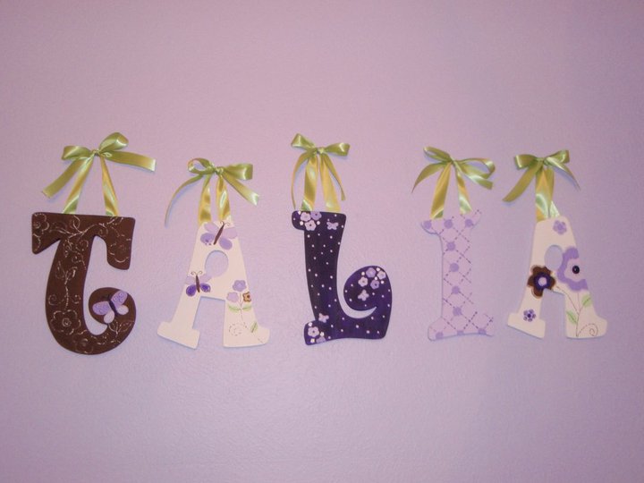 Kidspired Creations HOW TO How to hang wall letters...