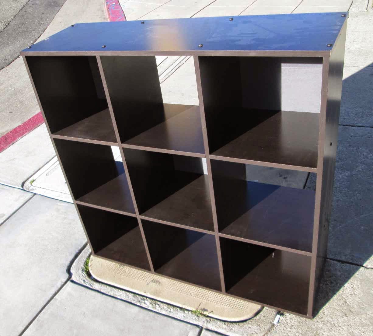 UHURU FURNITURE & COLLECTIBLES SOLD Black Cubby Holes Shelf 40