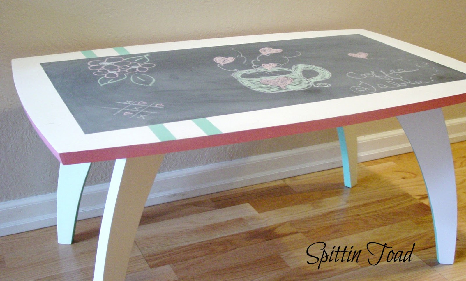 Spittin Toad Awesome Chalkboard Coffee Table