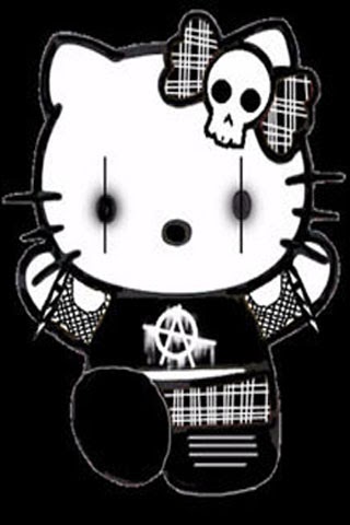 Wallpaper Pick: Gothic Hello Kitty Wallpaper for iPhone