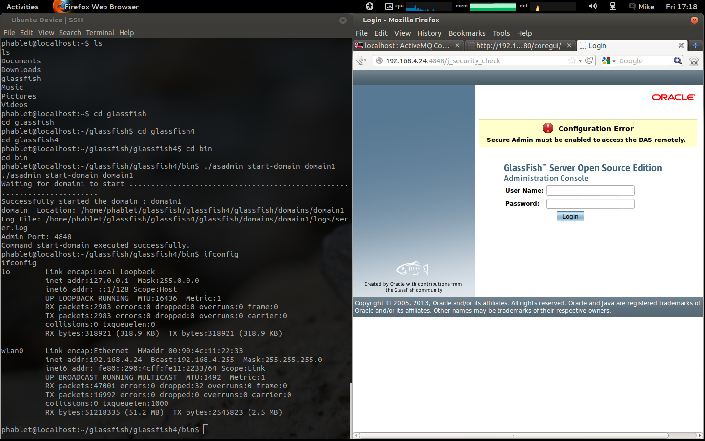 A Smartphone As A JEE Server Glassfish 4 On Ubuntu Touch c2b2