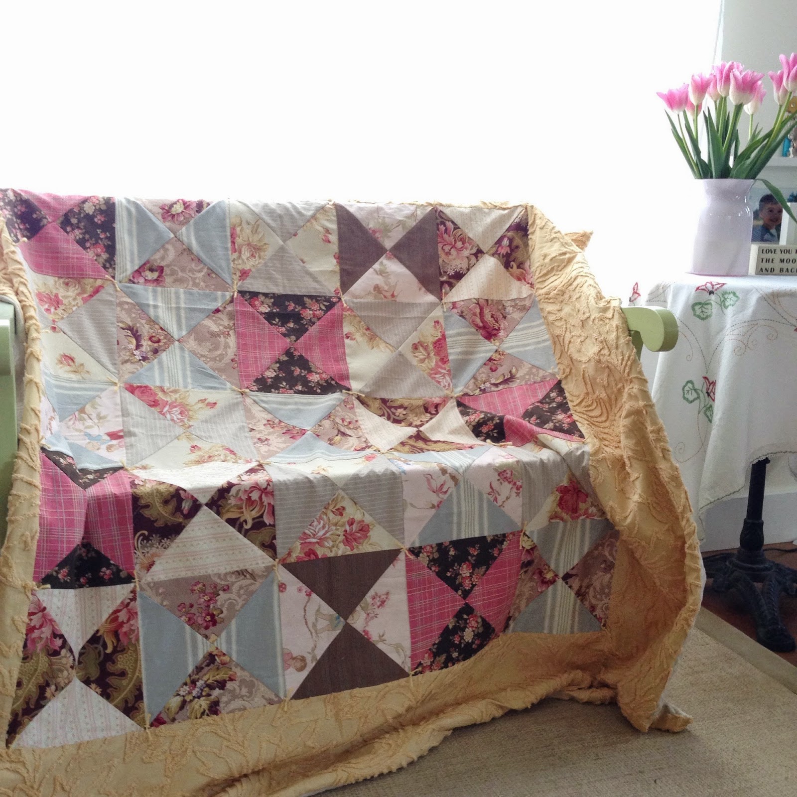 NoBatting Quilt Quilting In The Rain