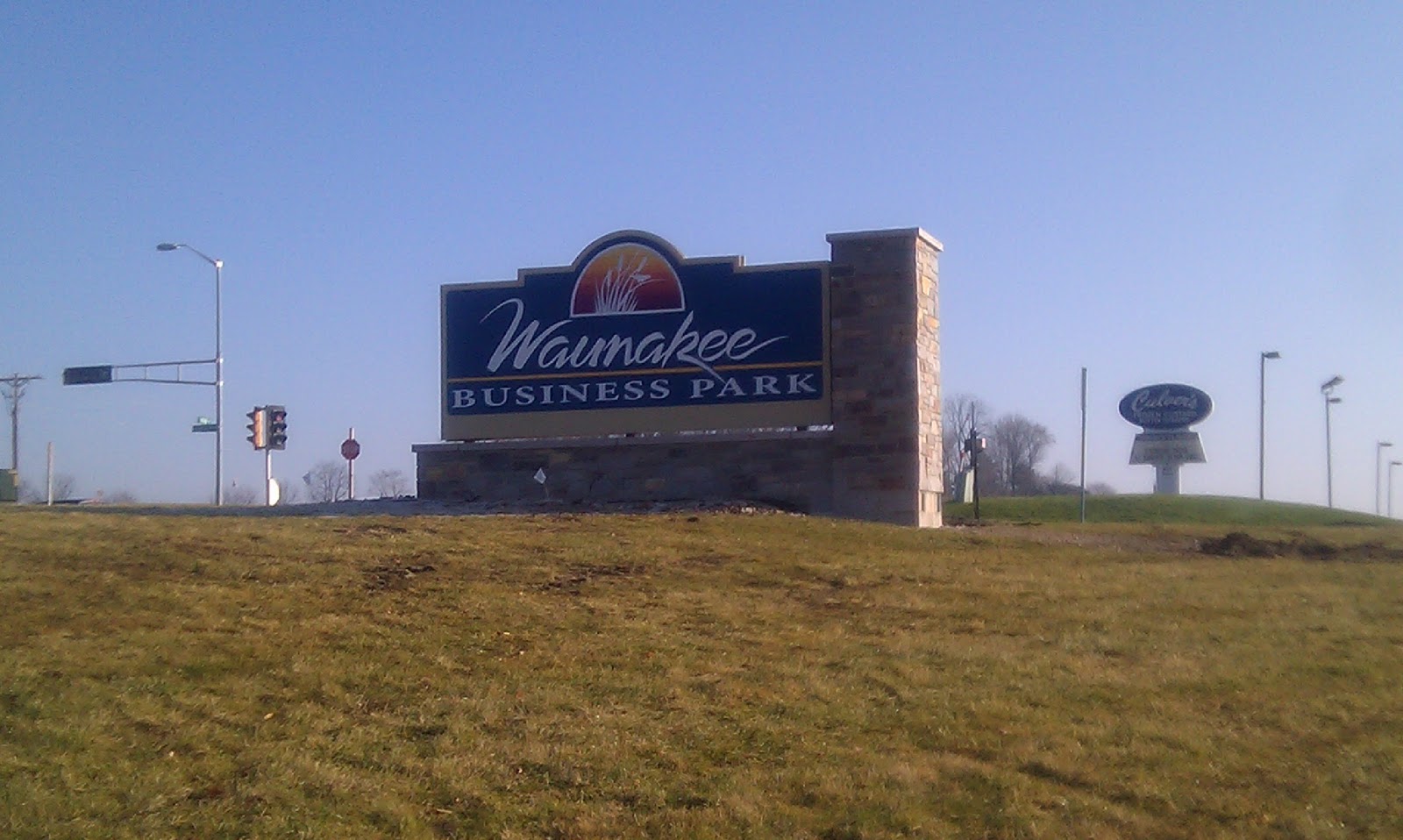 Waunakee Economic Development New Business Park Sign