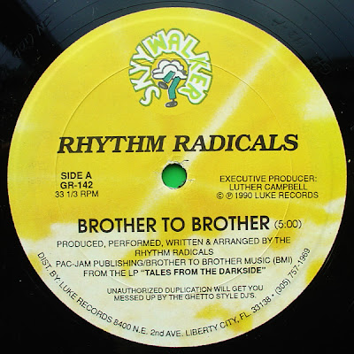 Rhythm Radicals ‎– Brother To Brother / We're On A Mission (1990, VLS, 320)