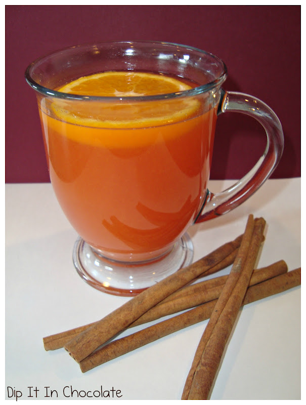 Hot Orange Cinnamon Cider Dip it in Chocolate