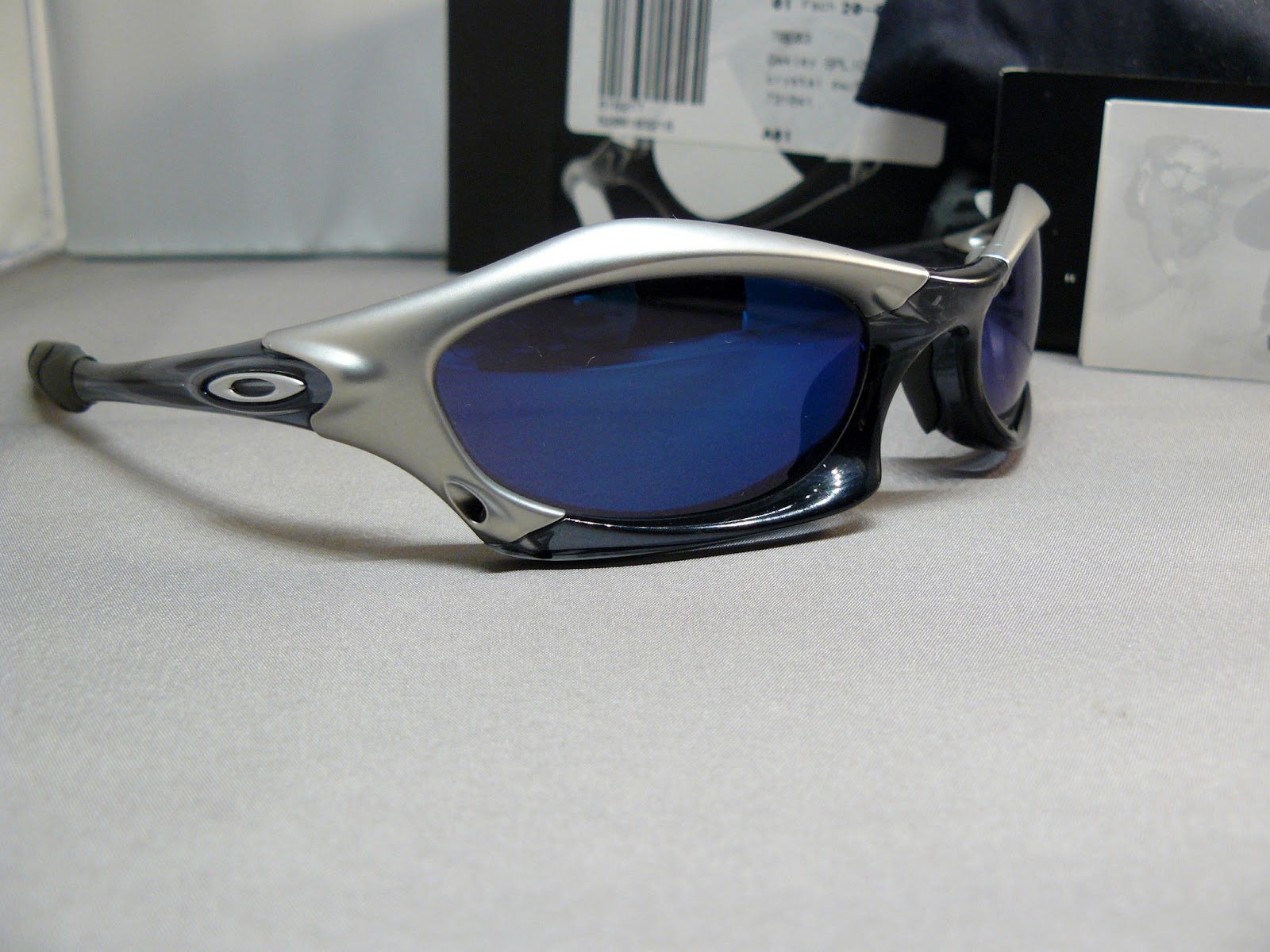 Oakleyforsale Oakley Splice, Crystal Black, FMJ+ , Ice Irdium