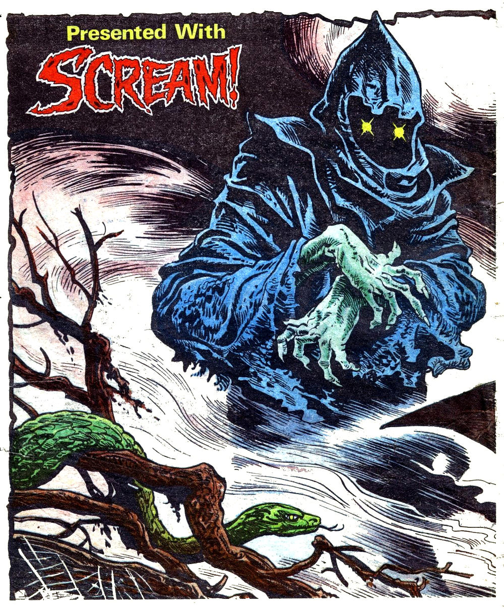 Hairy Green Eyeball 3 SCREAM 1, UK horror comics from 1984