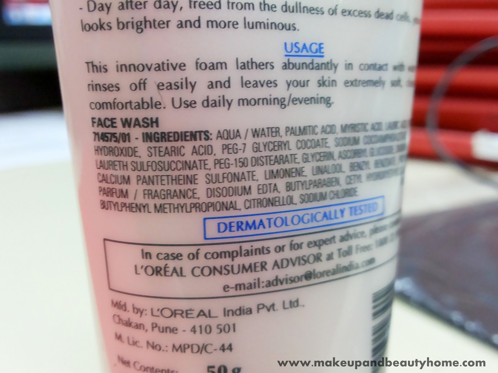 L'Oreal Paris Pearl Perfect ReLighting Whitening Facial Foam Review