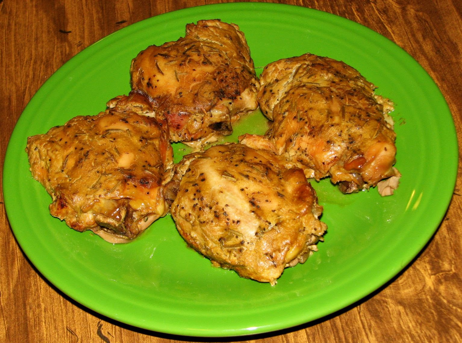 Shel's Kitchen Maple Dijon Chicken Thighs
