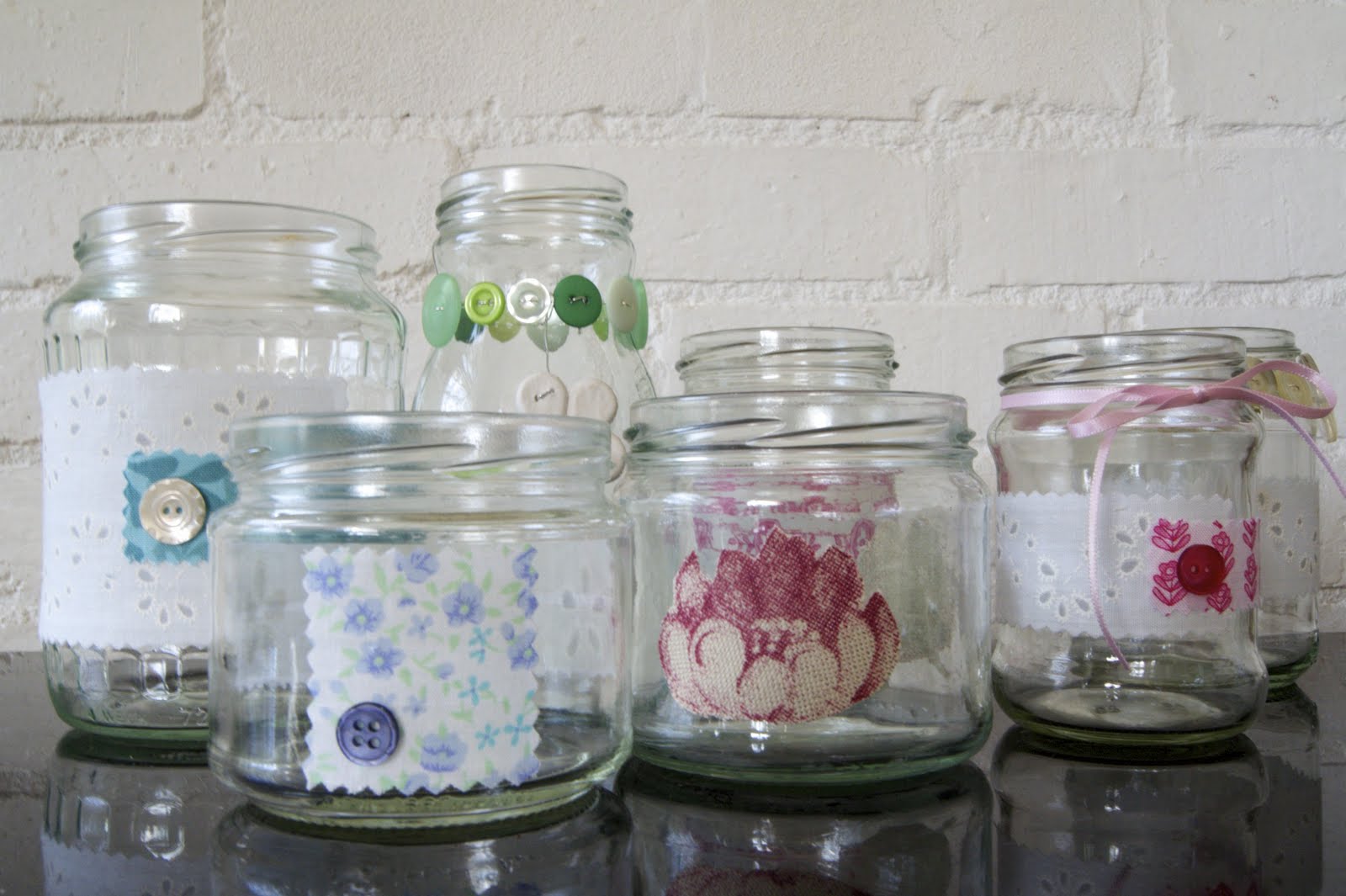 REAL LIFE Jam jar makeover