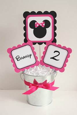 5M Creations: Minnie Mouse Party Line: Hot Pink & Black