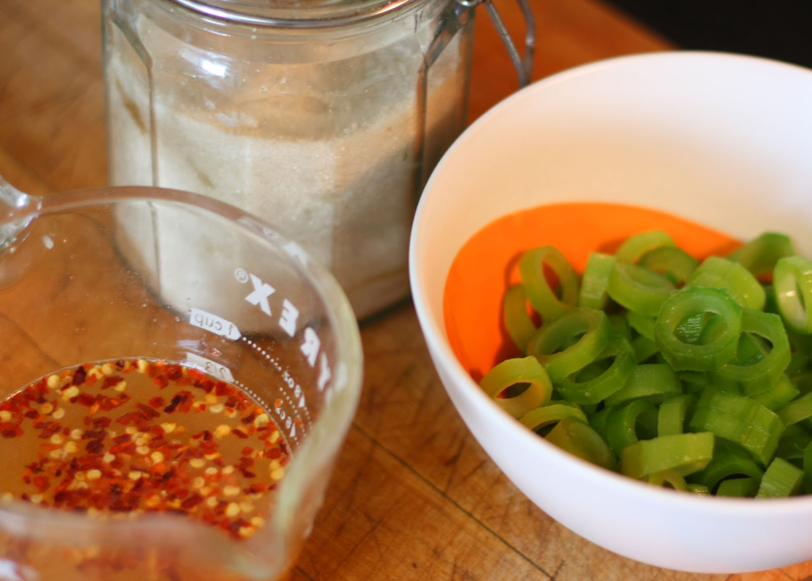 66 Square Feet (The Food) Knotweed vinegar pickles