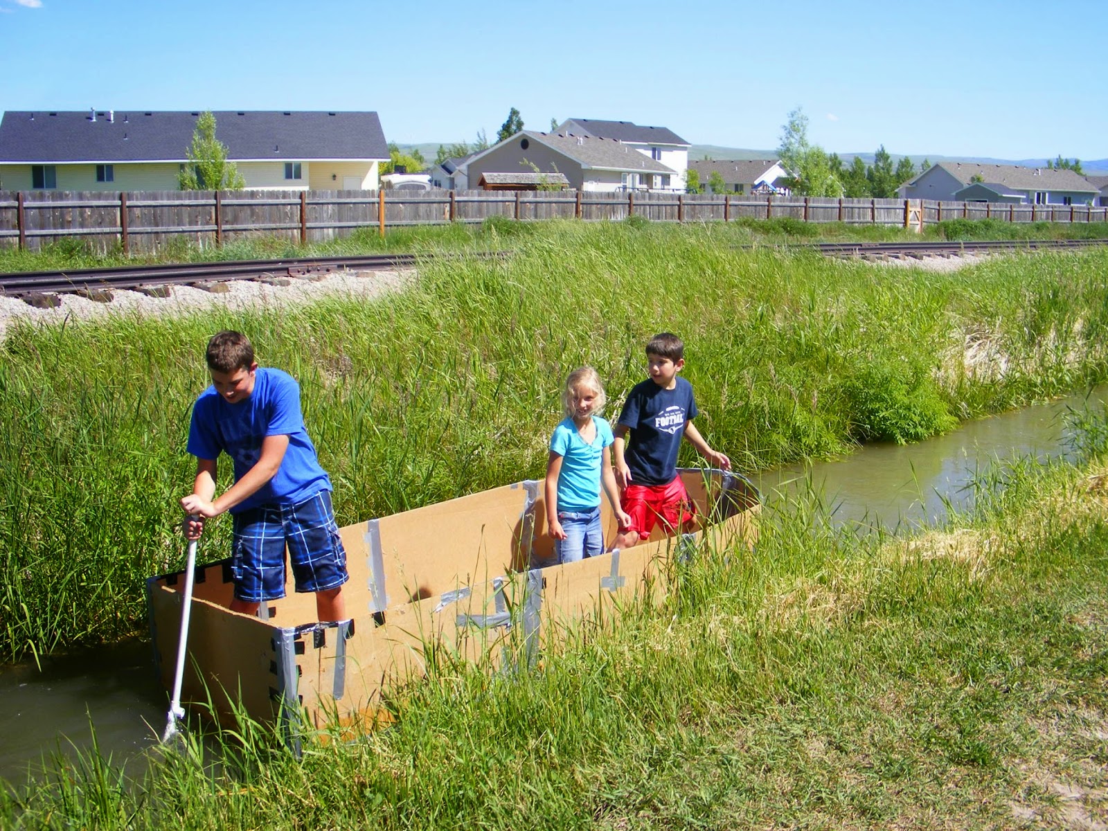 Keeping up with the Jones: The Duct Tape Boat